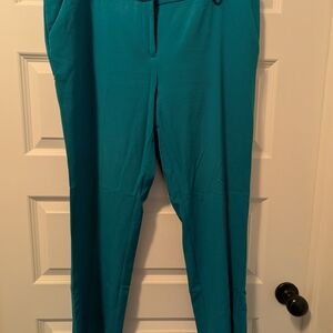 New York & Company Vibrant Teal Trousers